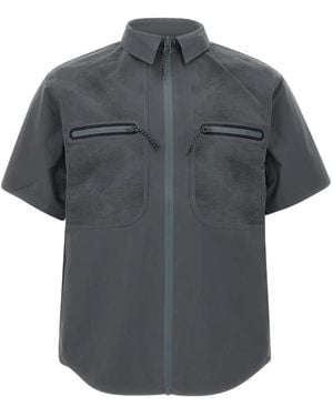 Alpha Industries Zip-Up Shirt - Gray