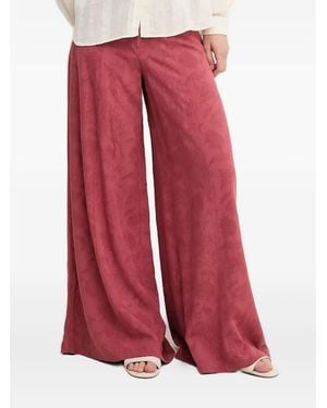 INTROPIA Floral-Embroidered Pants