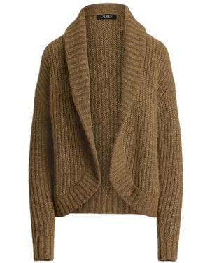 Ralph Lauren Cardigan À Col Châle - Brown