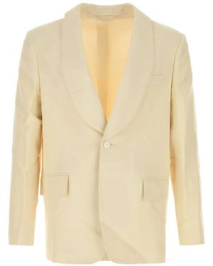 Bode Single-Breasted Blazer - White