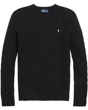 Polo Ralph Lauren ケーブルニット セーター - ブラック