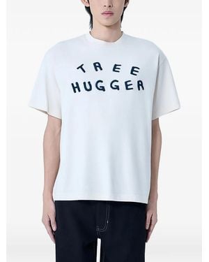 STORY mfg. T-Shirt À Logo Brodé - White