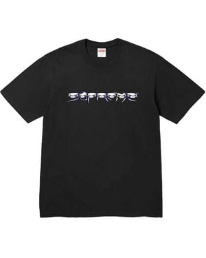 Supreme T-Shirt À Imprimé Tête De Mort - Black