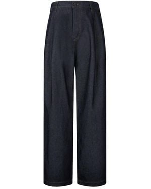 Studio Tomboy X Pantaloni Denim Con Pieghe - Blu