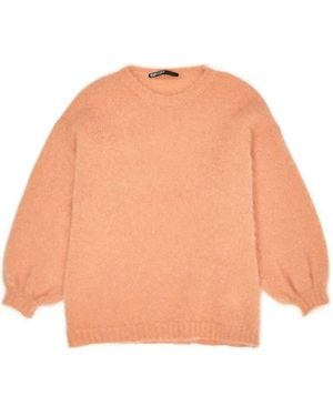 Bimba Y Lola Balloon-Sleeve Jumper - Natural