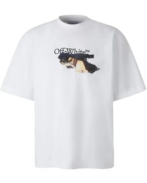 Off-White c/o Virgil Abloh Logo Graphic T-shirt - ホワイト