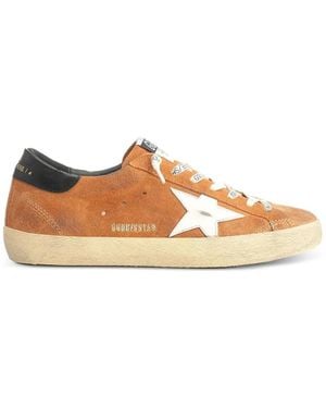 Golden Goose Super-Star Trainers - Brown