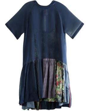 Péro Enchanted Garden Midi Dress - ブルー