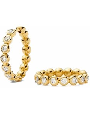 Missoma Tennis Classic Hoop Earrings - Metallic