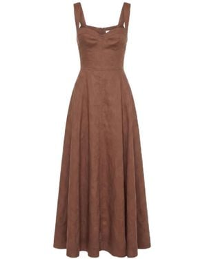 Nicholas Anya Maxi Dress - Brown