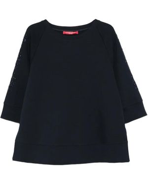 Marina Rinaldi Embellished Sweatshirt - Blue