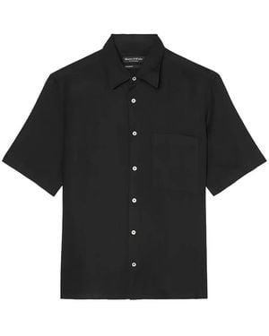 Marc O' Polo Short-Sleeves Button-Up Shirt - Black