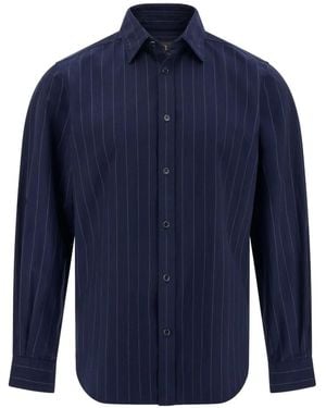 BOGGI Pinstripe Shirt - Blue