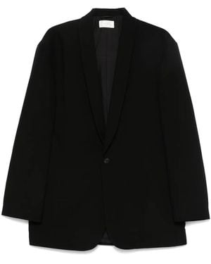 The Row Single-Breasted Blazer - Black
