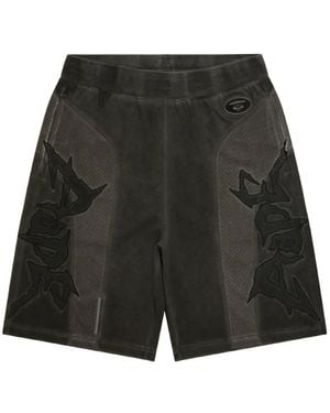 Aape By A Bathing Ape Shorts mit Logo-Applikation - Schwarz