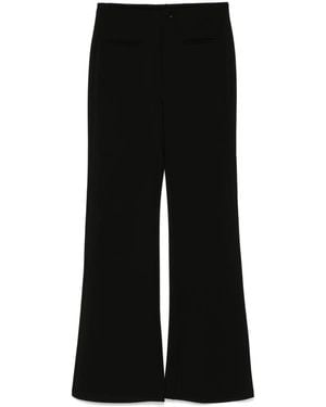 B+ AB High-Waisted Flared Trousers - Black
