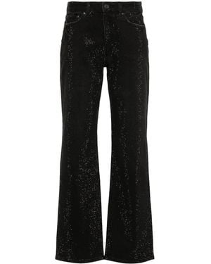 Purple Brand Crystal-Embellished Jeans - Black