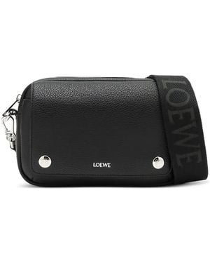 Loewe Bolso messenger granulado - Negro