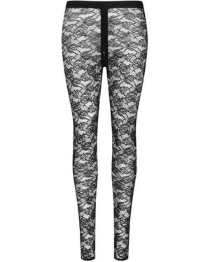 Maison Close Flashback Leggings Socks - Gray