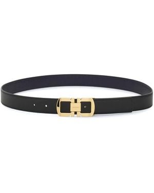 Ferragamo リバーシブル レザーベルト - ブルー