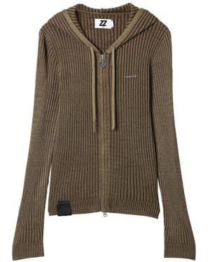 Izzue Sudadera Con Capucha Y Cremallera - Verde