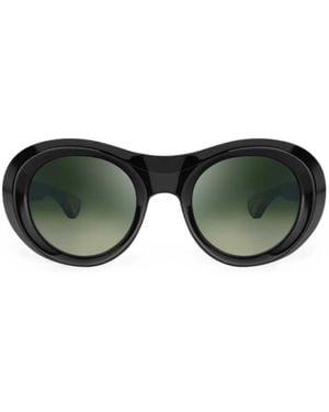 Bugatti Round-Frame Sunglasses - Green