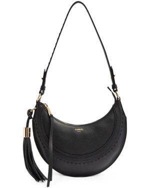 Lancel Small Hoboheme Tassel Shoulder Bag - Black