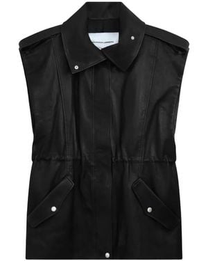 Margaux Lonnberg Astor Sleeveless Jacket - Black