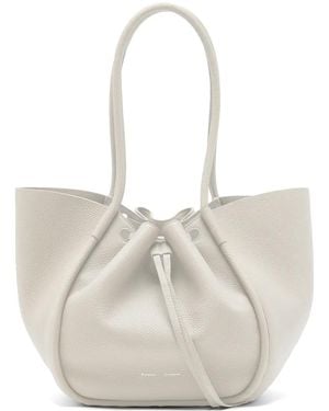 Proenza Schouler Large Ruched Tote - White