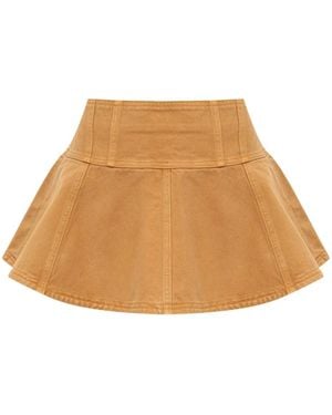 Ulla Johnson The Vera Denim Miniskirt - Natural