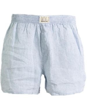 ERL Boxer À Carreaux - Blue