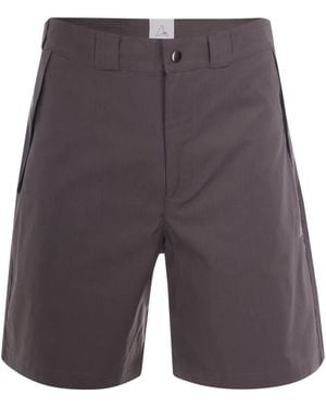 ROA Logo-Detail Shorts - Grey