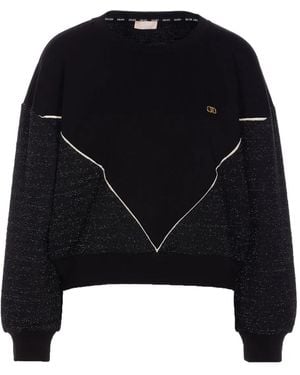 Liu Jo ルレックス スウェットシャツ - ブラック