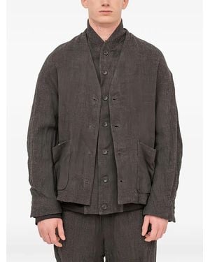 The Viridi-anne Double-Layered Jacket - Grey