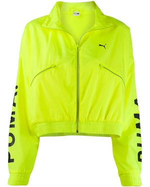 PUMA Chase Cropped Jacket - Yellow