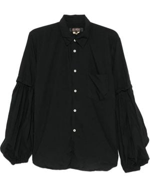COMME DES GARÇON BLACK Balloon-Sleeve Button-Up Shirt - Black