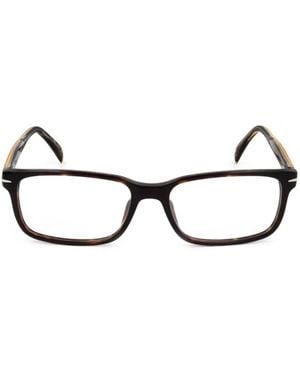 David Beckham Tortoiseshell-Effect Glasses - Metallic