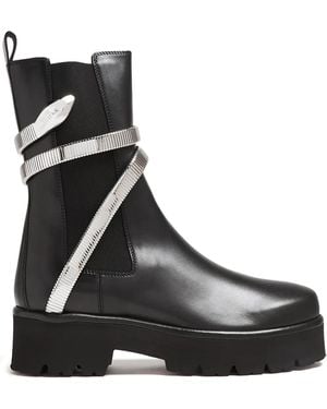 Rene Caovilla 45Mm Juniper Boots - Black
