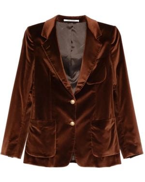 Tagliatore J-Parigi Single-Breasted Blazer - Brown