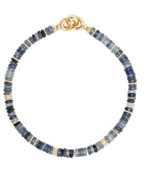 MAOR Pulsera Shine En Oro Amarillo De 18 Ct Con Diamantes - Blanco