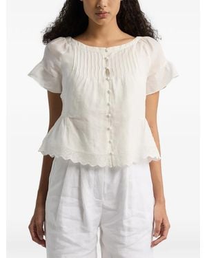 Posse Blusa Grace Plissettata - Grigio