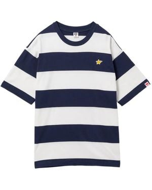 AAPE BY A BATHING AP Striped T-Shirt - Blue