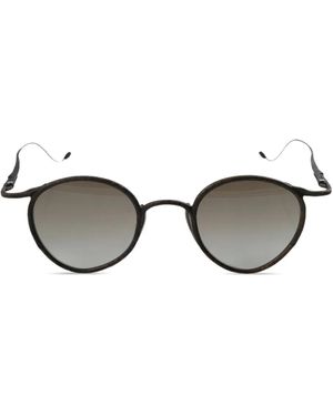 Rigards X Ziggy Chen Round-Frame Sunglasses - Brown