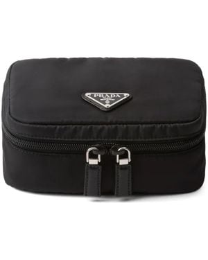 Prada Kleine Re-Nylon Clutch Mit Reißverschluss - Schwarz