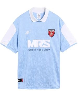 Nike X Martine Rose Short-Sleeves Polo Top - Blue