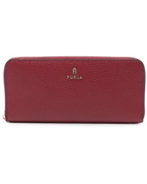 Furla Portefeuille En Cuir Grainé - Purple