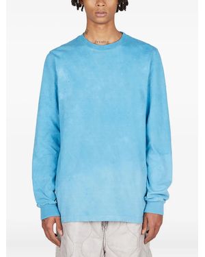 NOTSONORMAL Washed Long-Sleeve T-Shirt - Blue