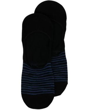 ZEGNA Striped Socks - Black