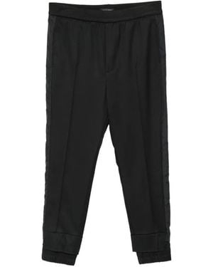 CoSTUME NATIONAL Pantalones De Chándal Elásticos A Paneles - Negro