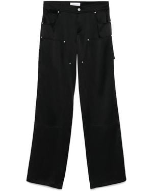 Blumarine Satin Pants - Black